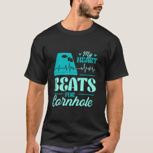 Cornhole Player Bean Bag Cornloch Frauenkornloch T-Shirt