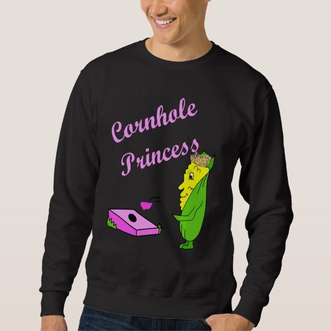 Cornhole Princess Champion Sweatshirt (Vorderseite)