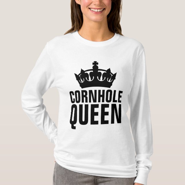 CORNHOLE QUEEN T - Shirt (Vorderseite)
