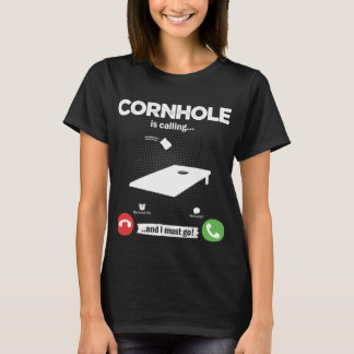 Cornhole ruft mich dazu auf, Baggo Hobby Cornhole T-Shirt