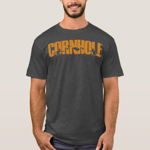 Cornhole-Sack-Toss-Spiel Lustiger Cornhole-Spieler T-Shirt