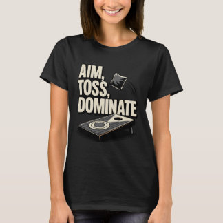 Cornhole-Spieler Hinterhof-Wurfspiel Cornhole T-Shirt