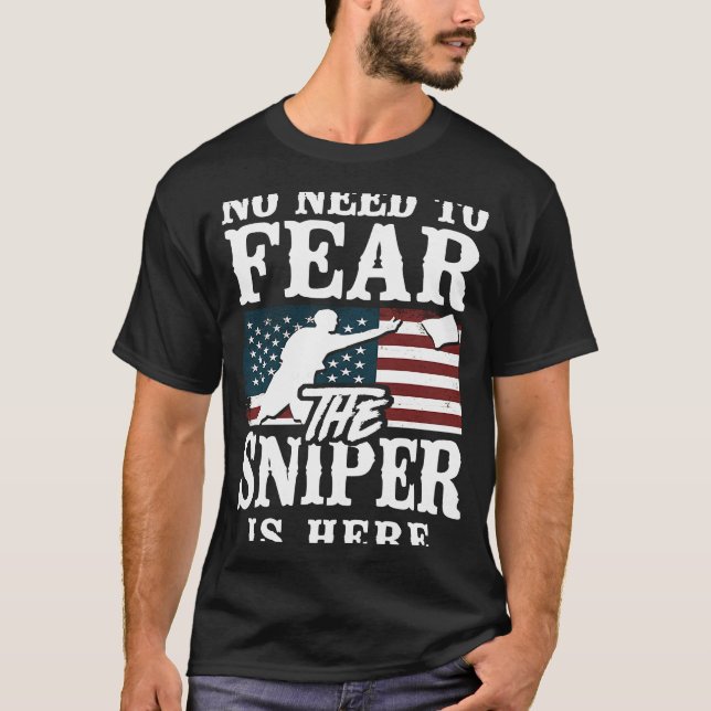 Cornhole Team Bean Bag Player Champ American Flag T-Shirt (Vorderseite)