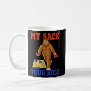 Cornhole Teams Geschenke Dein Loch ist mein Ziel Kaffeetasse