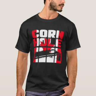 Cornhole Vintag Canada flagge kanadisches Ahornbla T-Shirt
