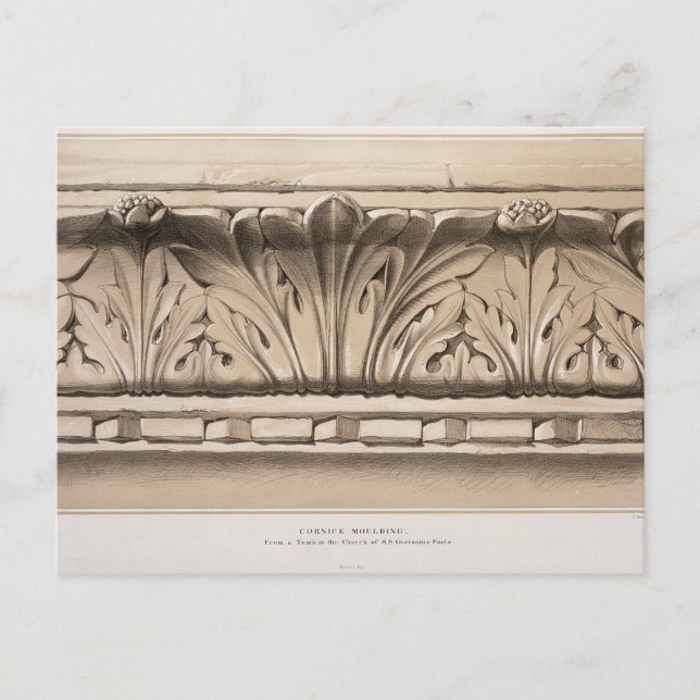 Cornice Moulding Postkarte (Vorderseite)