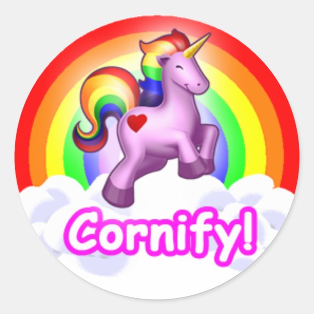Cornify Sticker (Vorderseite)