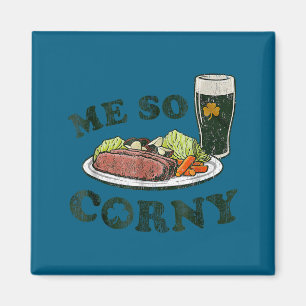 Corniges Bier Corned Beef und Kohl St. Patricks Magnet