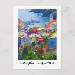 Corniglia Cinque Terre Italien Postkarte