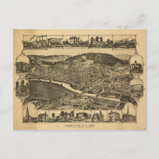 Corning New York (1882) Postkarte