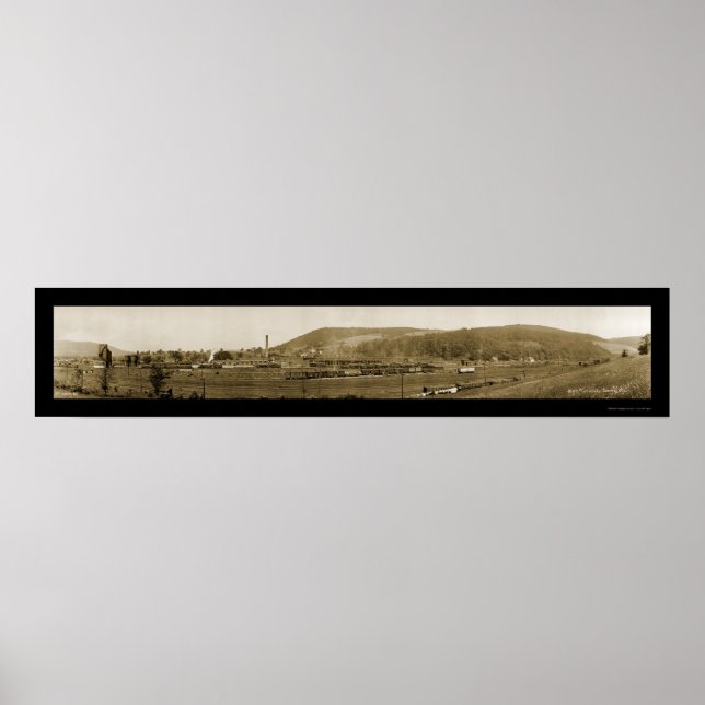 Corning, NY Foto 1915 Poster (Vorne)