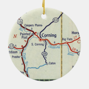 Corning NY Keramik Ornament