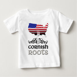 Cornisch-Amerikanische Flagge Baby T-shirt