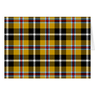 Cornisch National Tartan Gelb und Schwarz Kariert