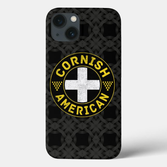 Cornish American Flag Case-Mate iPhone Hülle (Rückseite)