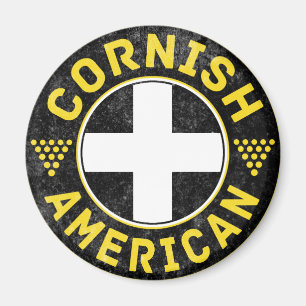 Cornish American Flag Magnet