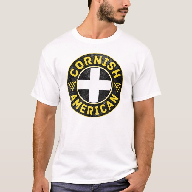 Cornish American Flag T-Shirt (Vorderseite)