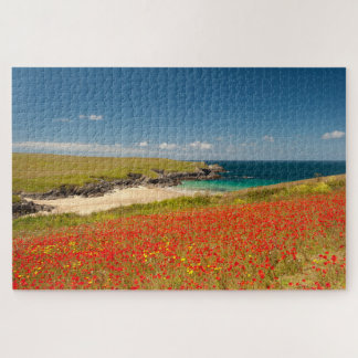 Cornish Coastal Poppy Fields Puzzle