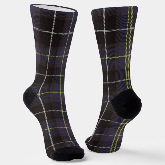 Cornish Family Tartan - Coleman Socken (Gewinkelt)