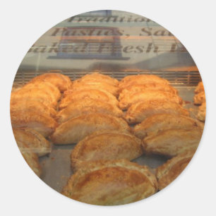 Cornish Pasties Runder Aufkleber