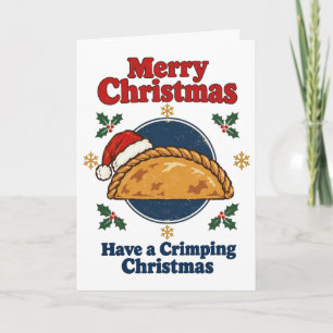 Cornish Pasty Santa-Hut Krümpeln Weihnachten Karte