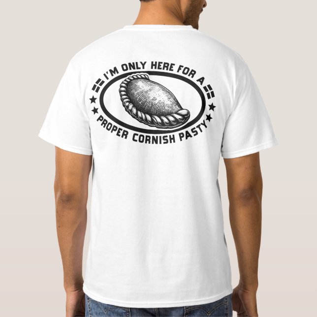 Cornish Pasty T-Shirt (Rückseite)