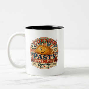 Cornish Pasty Würdigungsgesellschaft Zweifarbige Tasse