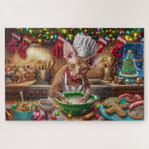 Cornish Rex Holiday Baking: Feierliche Weihnachten Puzzle