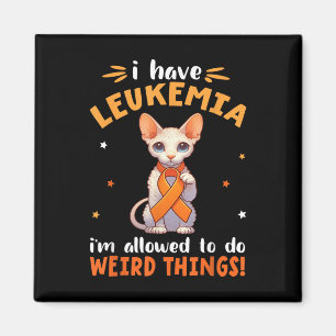 Cornish Rex Ich habe Leukämie Ich darf seltsam sei Magnet