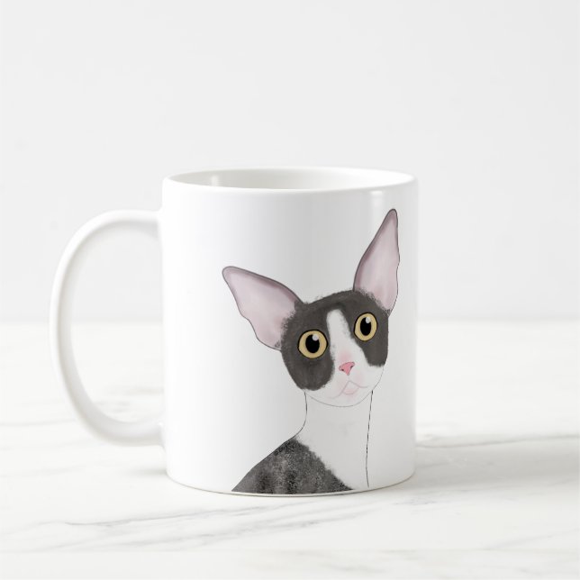 Cornish Rex Tasse (Links)