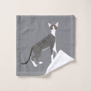 Cornish Rex Wash Tuch