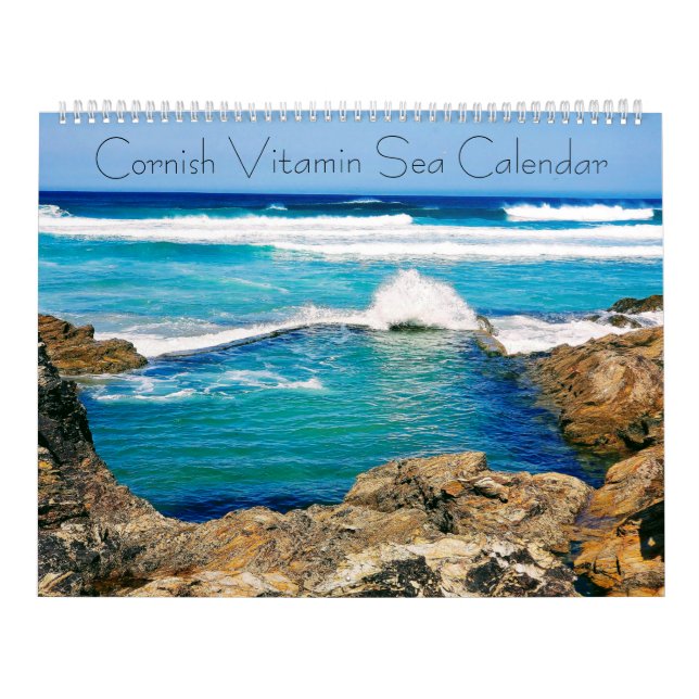 Cornish Vitamin Sea, Eine Sammlung von Cornish Wav Kalender (Titelbild)
