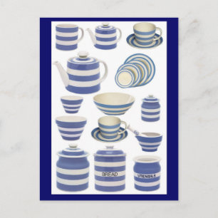 Cornish Ware Postkarte