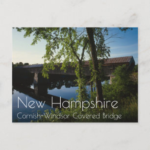 Cornish-Windsor Covered Bridge Postkarte