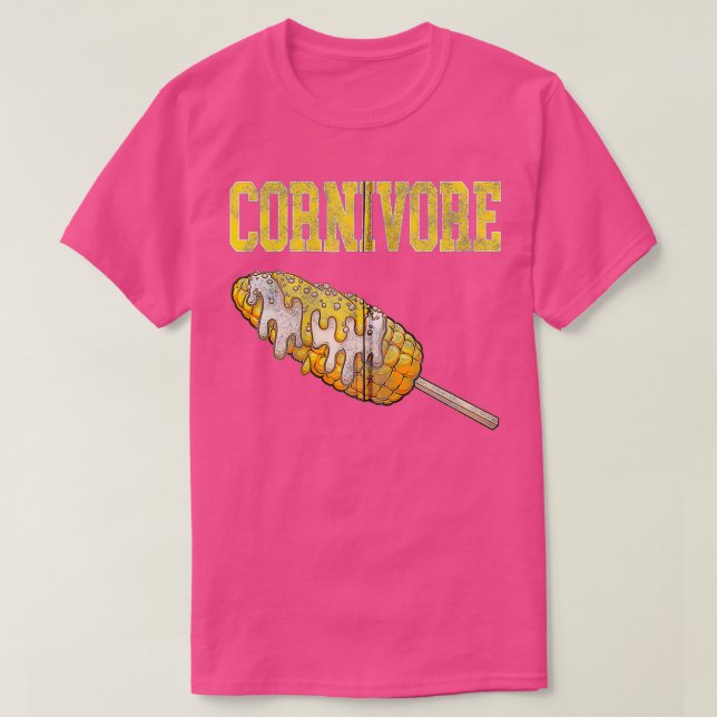 Cornivore Corn auf dem Cob Buttered Zip T-Shirt (Design vorne)