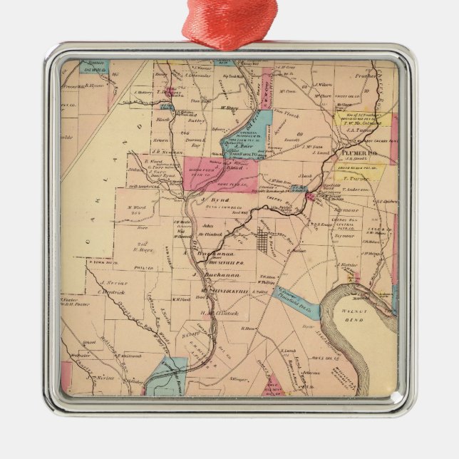 Cornplanter Gemeinde Silbernes Ornament (Vorne)