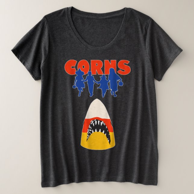 CORNS GROßE GRÖßE T-Shirt (Design vorne)