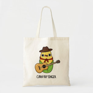Corntry Singer Funny Corn Pun Tragetasche