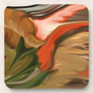 Cornucopia Abstrakt Art Getränkeuntersetzer