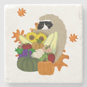Cornucopia Cat Stone Untersetzer