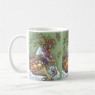 CORNUCOPIA HEN, ERNTEDANK CHICKEN CLASSIC-TASSE KAFFEETASSE
