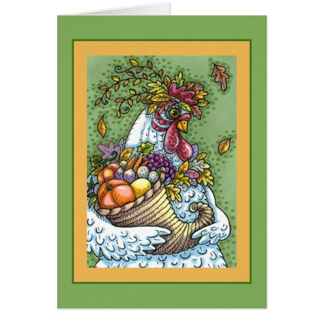 CORNUCOPIA HEN, ERNTEDANK CHICKEN HARVEST Leere (Vorne)