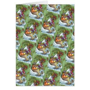 CORNUCOPIA HEN, ERNTEDANK CHICKEN HARVEST Leere