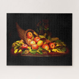 Cornucopia mit Äpfeln Puzzle