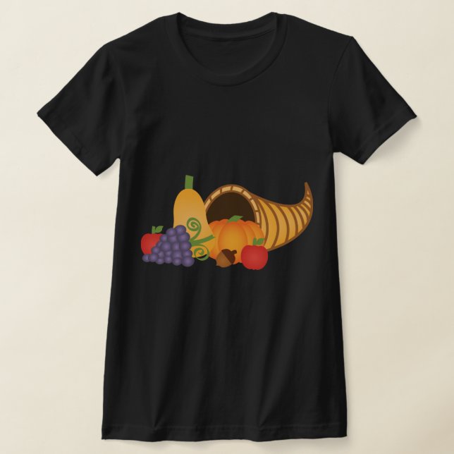 Cornucopia mit reichen Farben T-Shirt (Ablage )