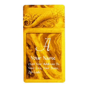 CORNUCOPIA MONOGRAM, hellgoldgelb