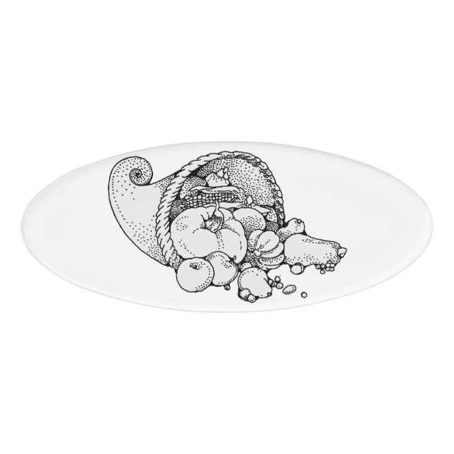 Cornucopia Namenschild (Vorderseite)