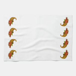 Cornucopia Row Weiße Küchentücher