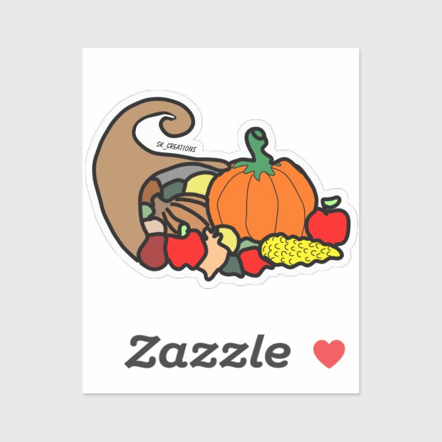 Cornucopia Sticker (Blatt)