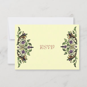 Cornucopia Vintag Erntedank RSVP Cards Karte